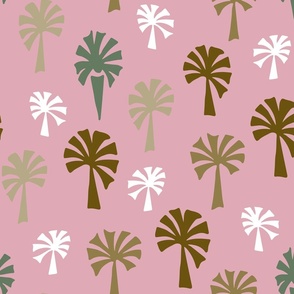 Tropical trees - pink