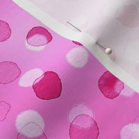 Confetti Party Wall- Watercolor Polka Dots- Festive Celebration- Mardi Grass- Barbiecore - Barbie Pink- Glitter Glamour- Dopamine Wallpaper