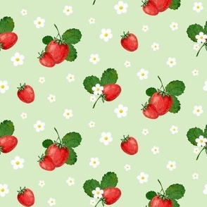 Juicy Strawberries - medium scale
