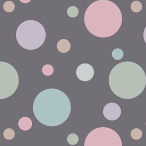 Pastel Dreams - Simple Abstract Polka Dot Pattern