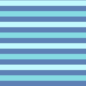 blue shades striped pattern simple retro