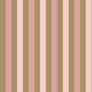 pink and mustard striped pattern simple retro 