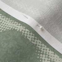 Interweaving lines textured elegant geometric with hexagons and diamonds - classic sage green, earthy green - extra large