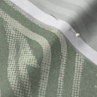 Interweaving lines textured elegant geometric with hexagons and diamonds - classic sage green, earthy green - large