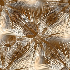 Beige, white, brown abstract pattern.