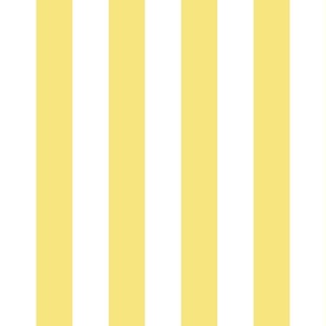 2 inch wide cabana vertical awning stripes in yellow and white. 