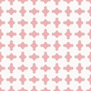 Geometric architectural shapes – strawberry pink – Small (S) Scale – fits the Ice Cream Neighborhood Collection, indulgent, sweet, playful, modern, quilting, summer