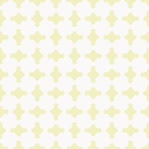 Geometric architectural shapes – vanilla yellow & cream – Small (S) Scale – fits the Ice Cream Neighborhood Collection, indulgent, sweet, playful, modern, quilting, summer