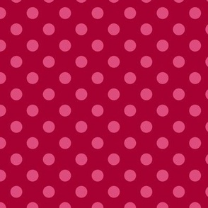 lg strawberry polka dot red