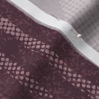 Interweaving lines textured elegant geometric with hexagons and diamonds - moody burgundy, dark maroon - extra large