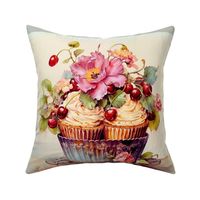 Deluxe cupcake at the pastry shop for a cushion or in a frame!