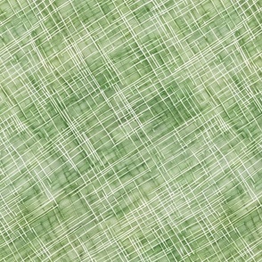 Diagonal Texture Moss Green Transluscence with Wire Crosshatch for Gold