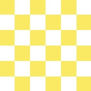 Pale Yellow gingham 1/2 inch