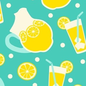 Lemonade on Aqua (Large Scale)