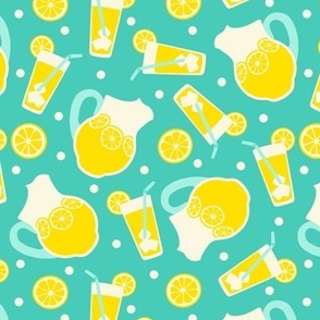 Lemonade on Aqua (Medium Scale)