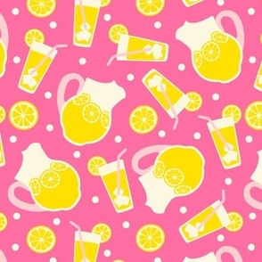 Lemonade on Pink (Medium Scale)