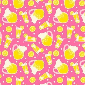 Lemonade on Pink (Small Scale)