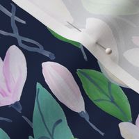 Painted Magnolia navy