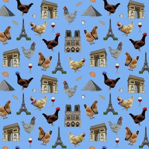 poultry in paris blue medium