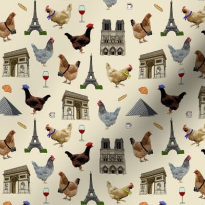 poultry in paris tan small