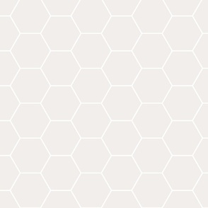 white and white pink hexagon tiles
