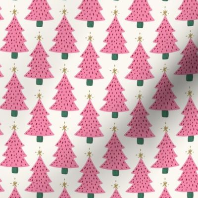 Christmas Tree_Xmas Pine Forest_Small_Sachet Pink