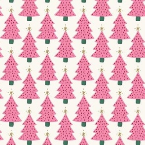 Christmas Tree_Xmas Pine Forest_Small_Sachet Pink