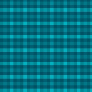 dark turquoise checkered plaid shirt