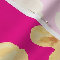 Buttered Popcorn on Fuchsia Pink (XL)