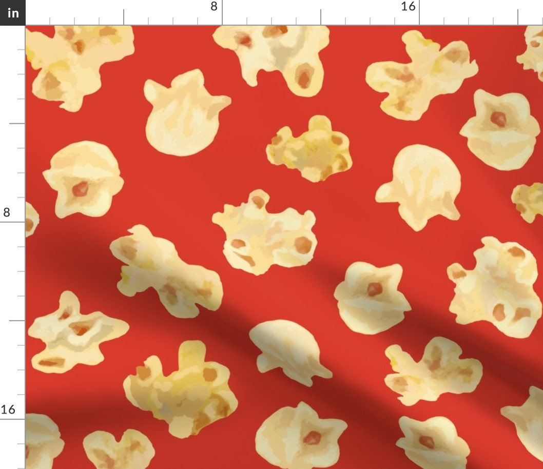 Buttered Popcorn on Robust Red (XL)