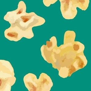 Buttered Popcorn on Jade Green (XL)
