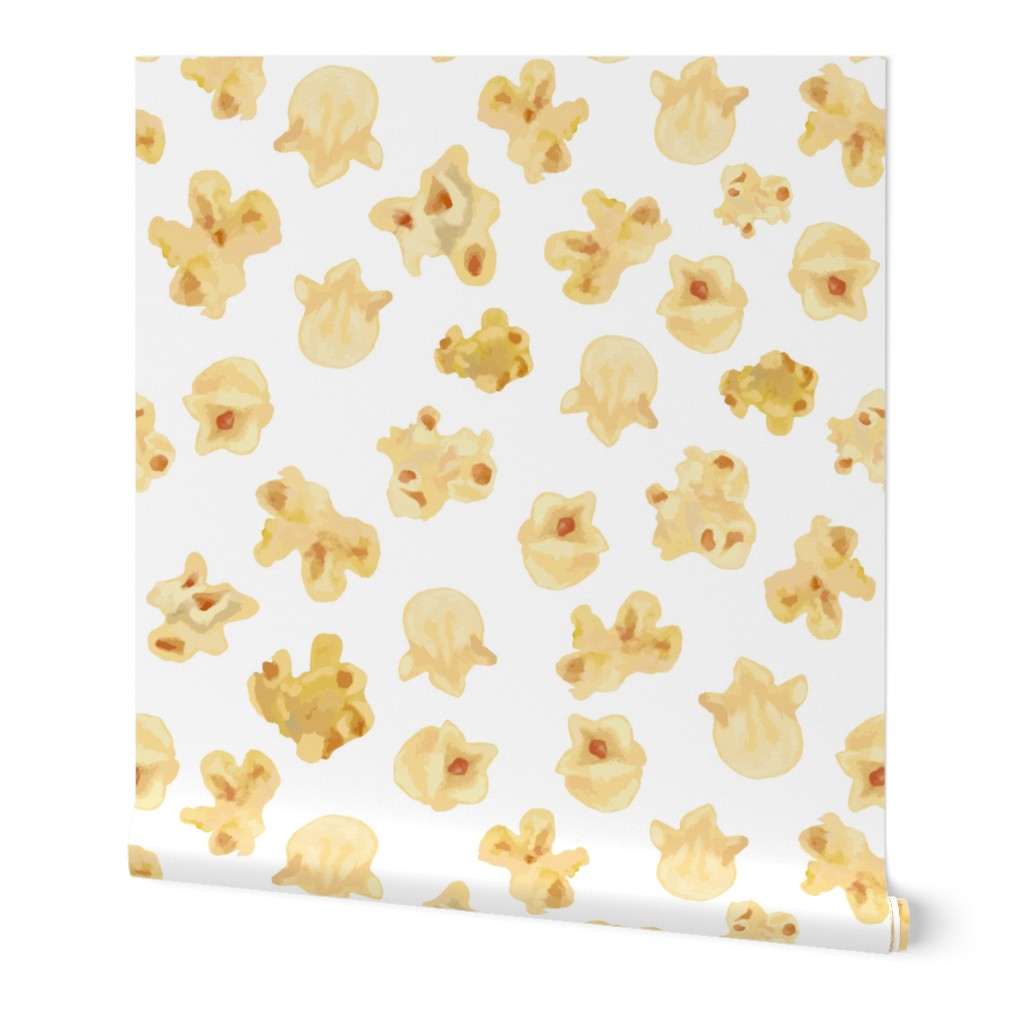 Buttered Popcorn on White (XL)