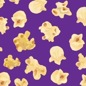 Buttered Popcorn on Amethyst Purple (M)