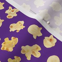 Buttered Popcorn on Amethyst Purple (S)