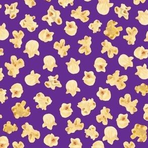 Buttered Popcorn on Amethyst Purple (S)