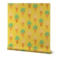 Ditsy | Tropical Ice cream Cones 