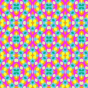 Party geometric bright colorful fun wallpaper