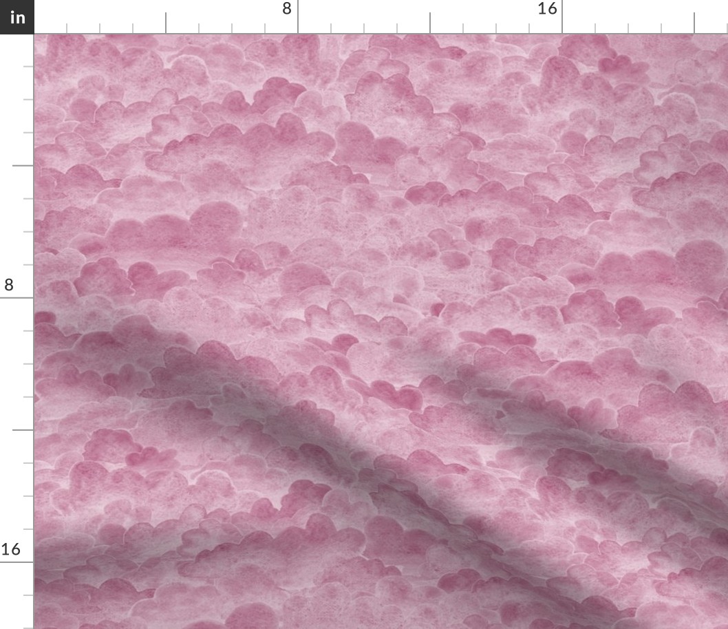 Dreamy Eternity Textured Clouds - pairs well with silver wallpaper option. Soft Pink