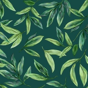 Fresh leaves (emerald)
