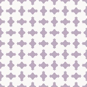 Geometric architectural shapes – violet purple & cream – Small (S) Scale – fits the Ice Cream Neighborhood Collection, indulgent, sweet, playful, modern, quilting, summer