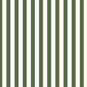 Classic Stripes – white and sage green – Small (S) Scale – fits the Ice Cream Neighborhood Collection, indulgent, sweet, playful, nostalgic, quilting, summer