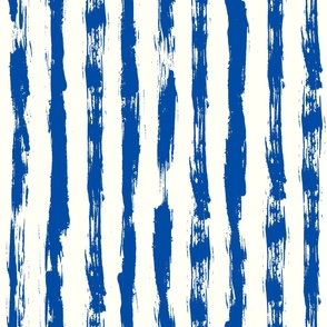 Painted Blue Stripes