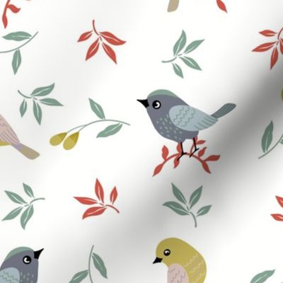 Whimsical Aviary: Little Birds and Botanical Bliss (medium)