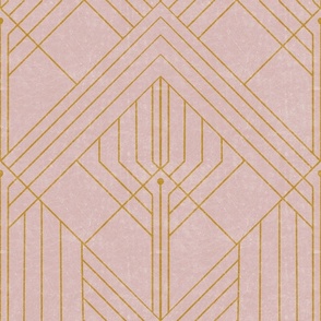 George (mauve and gold)