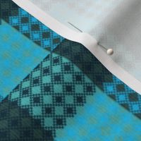 Palaka bluegreen plaid