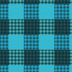 Palaka bluegreen plaid