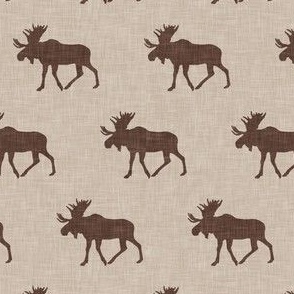 moose on brown/tan C24