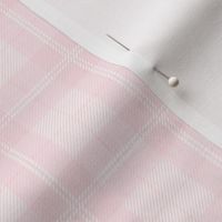 Tartan - delicate pastel pink plaid check - small scale