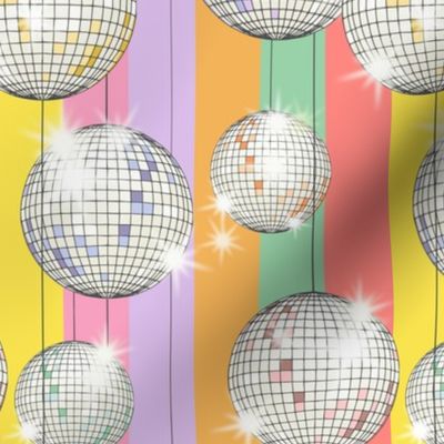 Straight Party disco ball muliticolor - S