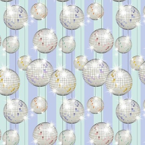 Straight Party disco ball mint - S